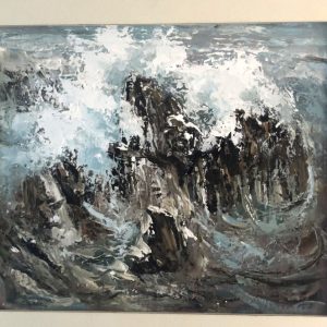 Crashing waves of Clifden